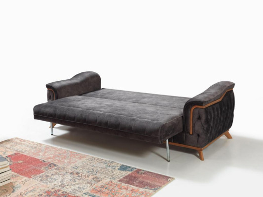 Bank Luxe Textiel Chesterfield Bank Bekleding 3-Zits Bank Stof Nieuw