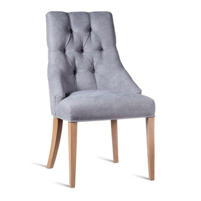 Chesterfield fauteuil design stoel stof stoelen bekleden luxe fauteuil eetkamer.