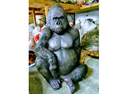 Beeld Standbeelden Decoratie Deco Gorilla Tuin Nieuw Designer Figuur Beeld Moderne