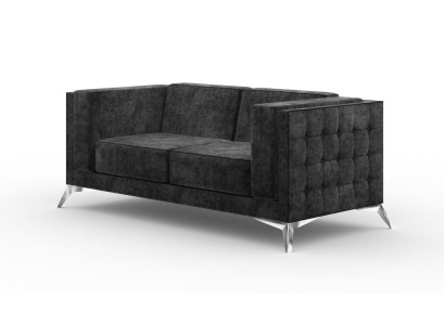 Bank 2-zits stof bankstel textiel tweezits design moderne zitkussens sofa's