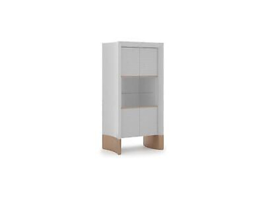 Luxe meubels vitrinekast design houten kast eetkamervitrines glas nieuw.