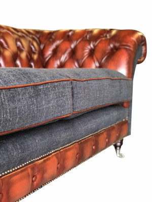 Bank Luxe Textiel Chesterfield Bank Bankstellen Bekleding 3-Zits Banken Nieuw