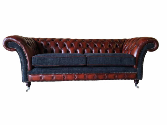 Bank Luxe Textiel Chesterfield Bank Bankstellen Bekleding 3-Zits Banken Nieuw