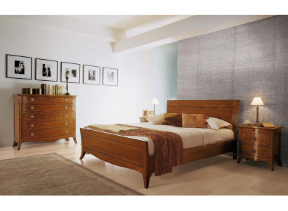 Tweepersoonsbed Bed Luxe Bedden Houten Bedframes Bedframe Bruin Ontwerp Klassiek