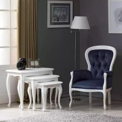 Luxe fauteuil woonkamer textiel fauteuil klassiek design bekleding