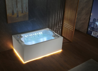 Badkuip Jacuzzi Binnenzwembad Whirlpool Badkuip Spa Badkuip LED 180x120