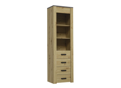 Eetkamerkast Staande vitrinekast Plank Vitrines Vitrine XL-W1D Hout Modern Kast