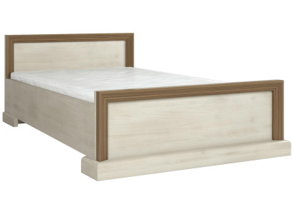 Beige bedframe hout 160x200 textiel gestoffeerd bed bed bed meubels