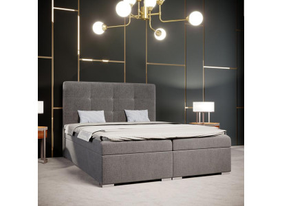 Bed slaapkamer luxe textiel meubels gestoffeerde meubels stijl boxspringbed