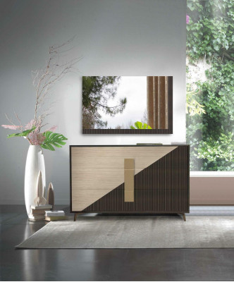 Ontwerp lades kasten hout dressoir moderne decoratie dressoir hoge kast