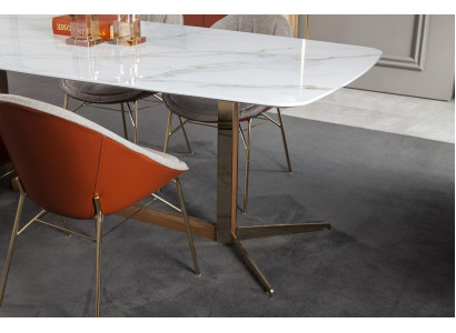 Tafel in wit voor eetkamer Luxe Moderne stijl Comfortabele tafels