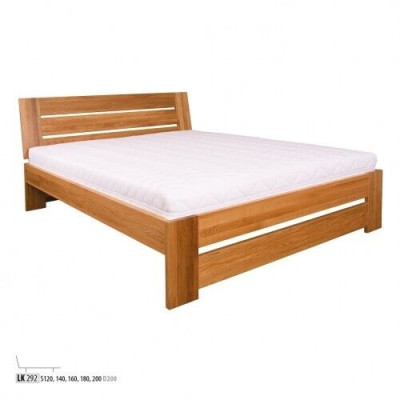 Houten bed Echt houten bed Hotel design stijl Massief 120x200 Slaapkamer