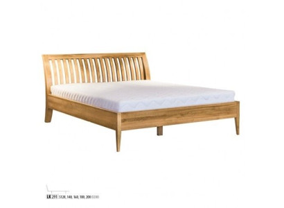 Houten bed tweepersoons bed echt hout slaapkamer hotel bedden 180x200cm eiken nieuw