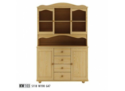 Buffet, dressoir, eetkamerkast, servieskast volledig houten kast houten kasten