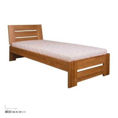 Echt houten bedden Houten bed Tweepersoonsbed 100x200 cm Nieuw Echt houten bed Gestoffeerd bed Nieuw