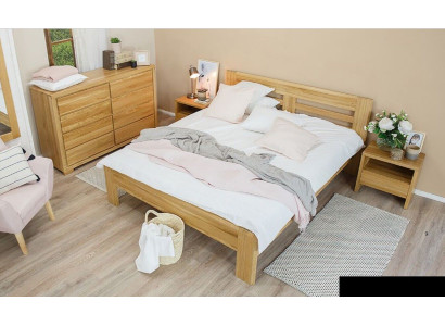 Massief houten bed 180x200 Tweepersoonsbed Beuken massief Echt houten bed Massief houten bed Nieuw