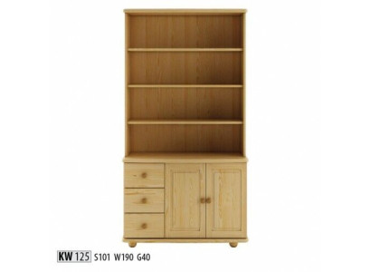 Boekenkast Boekenwand Houten rek Plank Kast Wandkast Houten meubels Handgemaakt