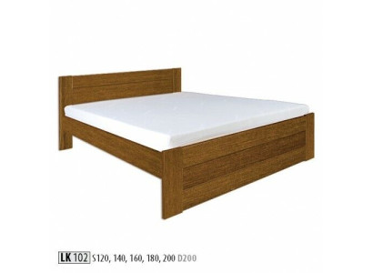 Houten bed Echt houten bed Bedden Hotel 200x200 Stijl Massief meubilair Slaapkamer