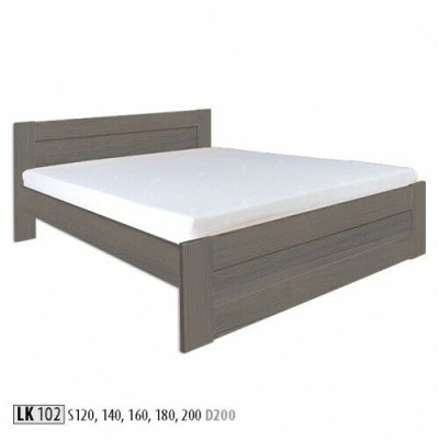 Houten bed Echt houten bed Bedden Hotel 200x200 Stijl Massief meubilair Slaapkamer