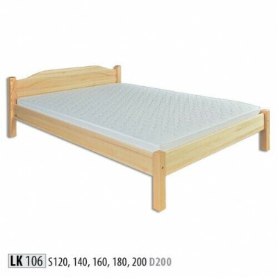 Houten bed Echt houten bed Hotel 200x200 Stijl Massief meubilair Slaapkamer