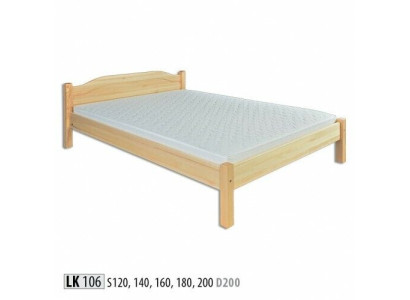 Houten bed Echt houten bed Hotel 200x200 Stijl Massief meubilair Slaapkamer