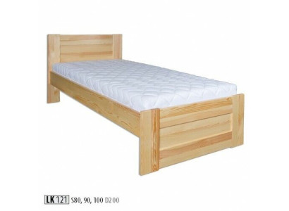 Bed Hout Massief Slaapkamer Bedden 100x200cm Eenpersoonsbed Massief meubilair Meubels