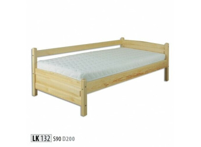 Massief houten bed grenen houten bedframe 90x200 massief hout handgemaakt nieuw logeerbed