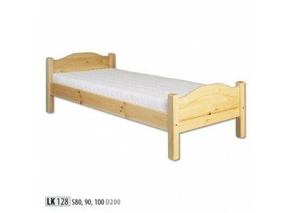 Eenpersoonsbed Tienerbed Grenenbed Grenen Massief Houten Bed 100x200 Handgemaakt Nieuw