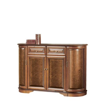 Bruine commode in antieke stijl dressoir dressoirs houten kast