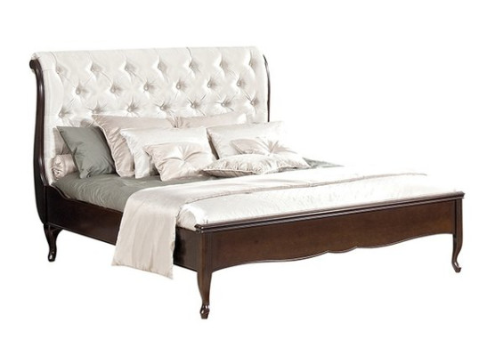 Chesterfield bed tweepersoonsbed Echt lederen gestoffeerde bedden met Swarovski mogelijk