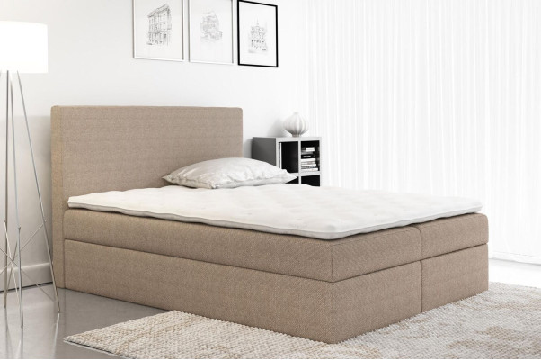 Boxspringbed Textiel Design Dubbel Hotel Modern Bed Slaapkamer Bedden Stof