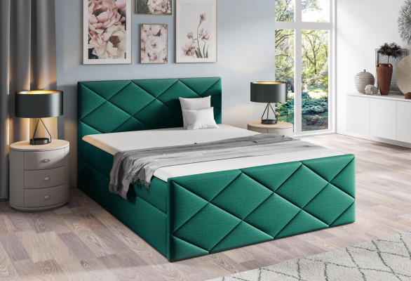 Bed Bedbox Boxspringbed 180x200 Slaapkamer Design Dubbel Modern