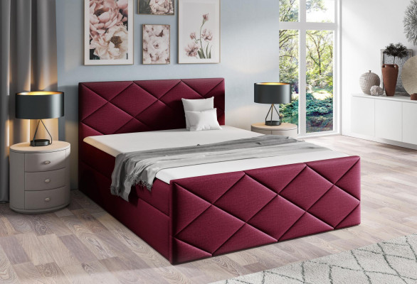 Bed Bedbox Boxspringbed 180x200 Slaapkamer Design Dubbel Modern