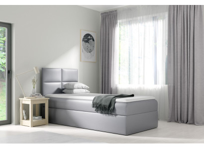 Bed bedframe bedroom design hotel single 80 cm youth bed box spring bed