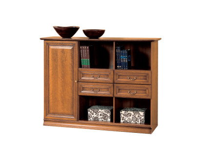 Klassieke boekenkast commode ladekast dressoir kast bijzettafel