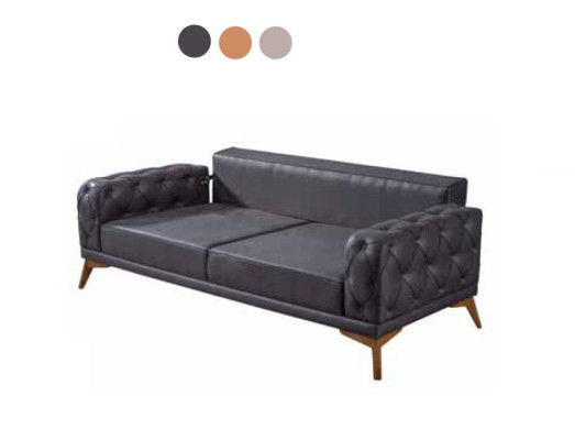 Bank Bekledingsmeubelen Stijl Klassieke bank 3+2+1 Chesterfield Comfortabele set Nieuw