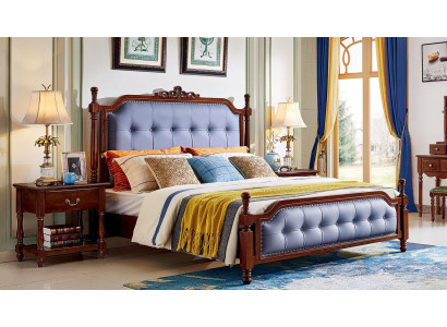 Bed Luxe Slaapkamer Tweepersoonsbed Hout Gestoffeerd Bedframe Chesterfield