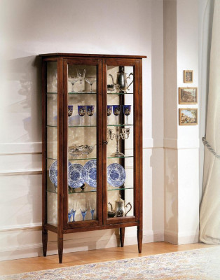 Woonkamer dressoir glazen kast vitrine eetkamer dressoir houten kasten meubels