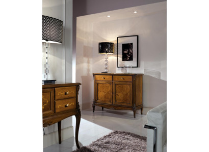 Laden dressoir sideboard bruin massief houten kast meubels commodes