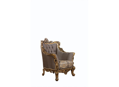 Luxe stoel fauteuil barok rococo meubels inrichting woonkamer troon.