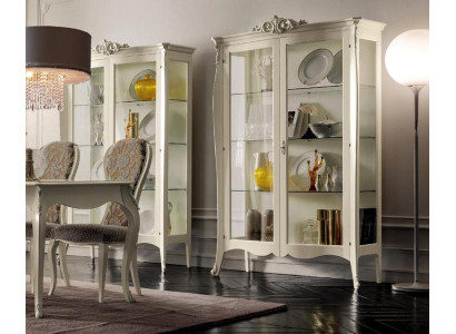 Vitrine Massief Houten Meubels Glazen Kast Kasten Vitrines Woonkamer Dressoir Nieuw