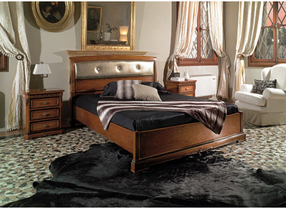 Bed tweepersoonsbed Vaccari cav giovanni Massief hout Slaapkamer Design Meubels Nieuw