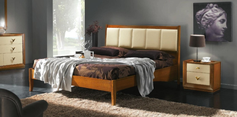 Bed Dubbele bedden Modern bedframe Bedden Hotel Slaapkamer Bedframe Hout