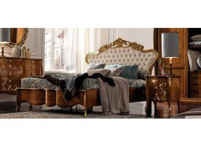 Beddengoed Bed Luxe Klassieke Slaapkamer Hotelbed Barok Meubels Hout