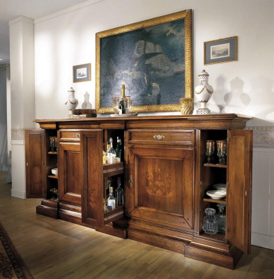 Meubels Italiaans design dressoir ladekast klassieke kast massief hout