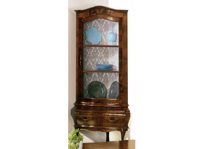 Eck Vitrine Laden vitrine Laden kasten glas designer kast Rococo