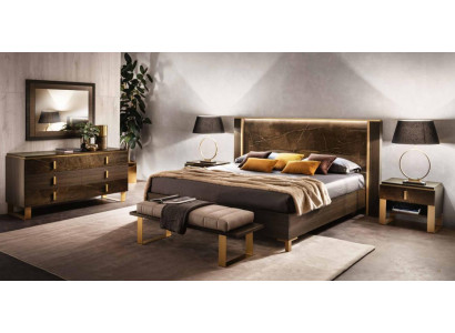 Bed nachtkastje dressoir 4-delige slaapkamerset decor ontwerp modern luxe