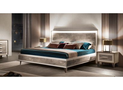 Bed met bekleding 180x200 Tweepersoonsbed Hotelbed Slaapkamer Bedden arredoclassic