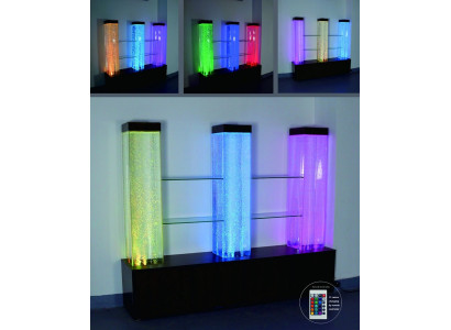 Water Muur Wand Pilaar Scheidingswand Plank Vitrine Waterpartijen LED