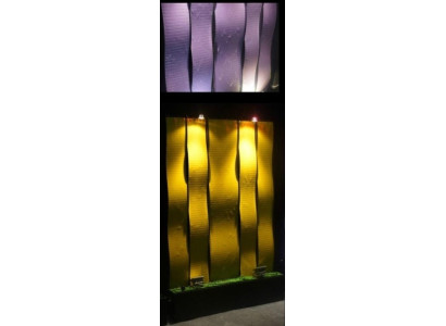 Wandpaneel led Waterwand Waterwanden Muur Waterwand 120x200cm